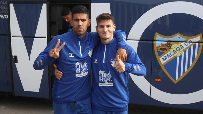 Juanfran Moreno y Cristian Gutiérrez posan para Málaga Hoy.