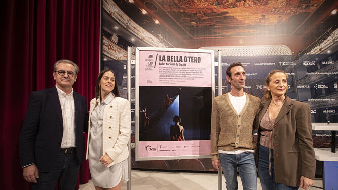 Presentación de 'La Bella Otero' en el Teatro Cervantes.