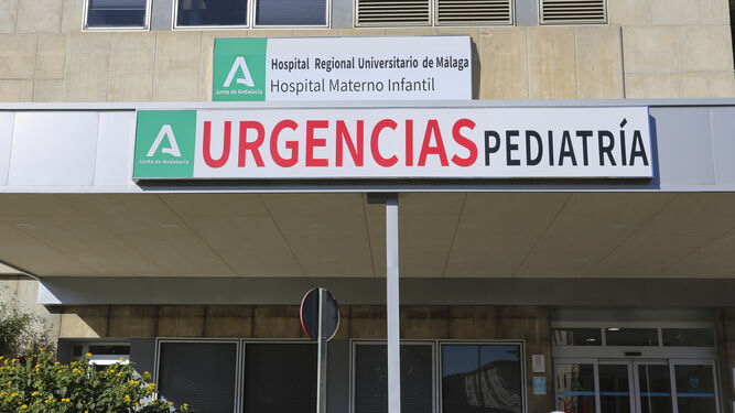 Urgencias de Pediatría del Hospital Materno de Málaga.