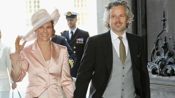 Marta Luisa de Noruega y su primer marido, Ari Behn