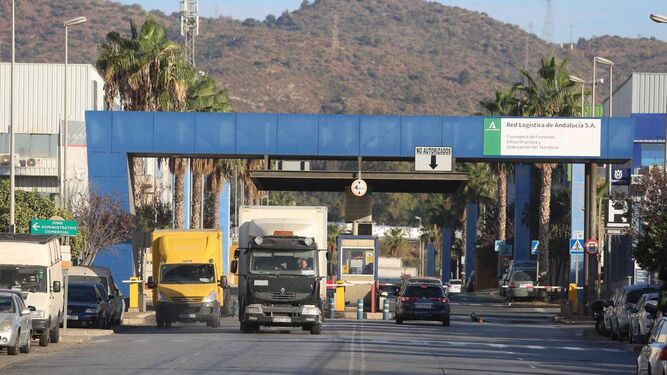 Centro de Transporte de Mercancías de Málaga, este lunes.