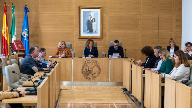 Pleno extraordinario de la Diputación Provincial de Huelva.