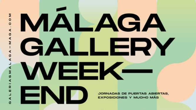 Cartel del Málaga Gallery Weekend 2022.