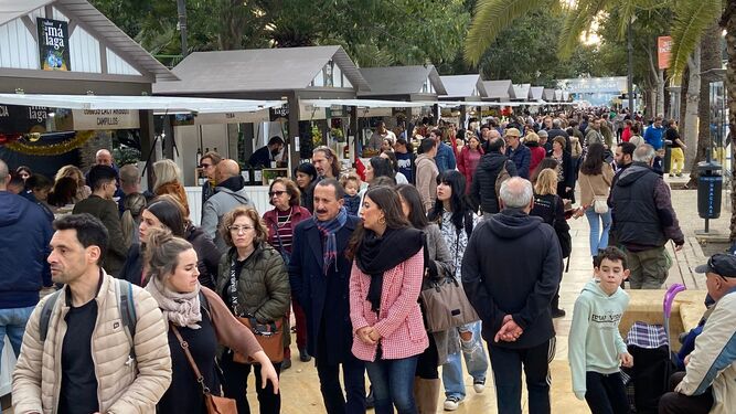 La Gran Feria Sabor a Málaga en el Paseo del Parque la edición pasada.