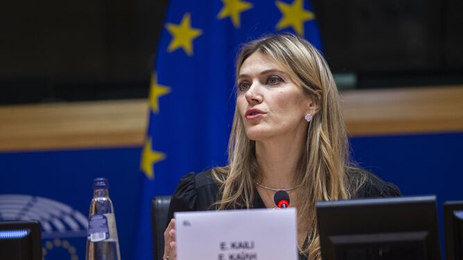 La vicepresidenta del Parlamento Europeo, la socialdemócrata griega Eva Kailí