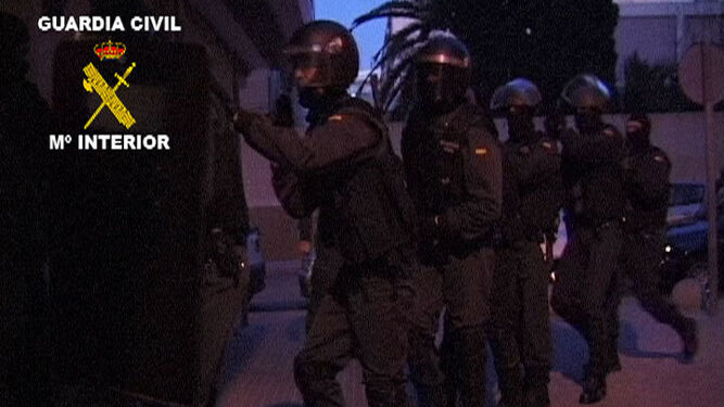 La Guardia Civil en una operación, en una imagen archivo.