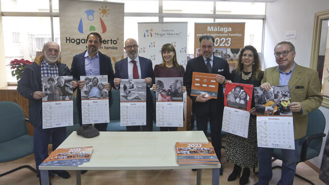 Presentación del Calendario 2023 de Hogar Abierto "Málaga por el Acogimiento Familiar"