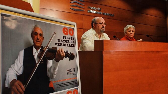 José María Cuenca y Teresa Porras presentan la 60 Fiesta Mayor de Verdiales.