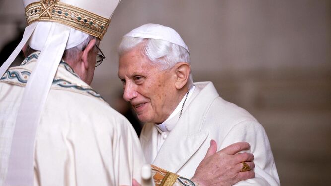 Imagen del ex papa Benedicto XVI