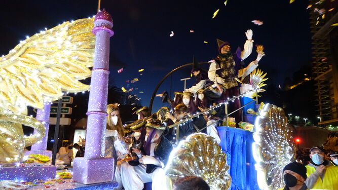 La Cabalgata de Reyes Magos de Málaga de 2022.