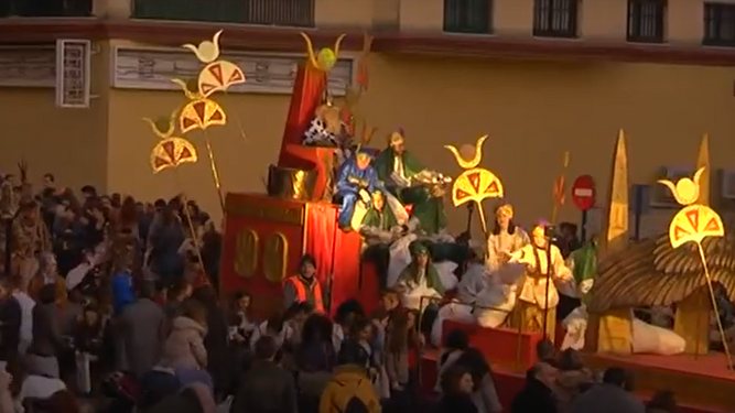 La Cabalgata de Reyes de Estepona en una imagen de archivo.