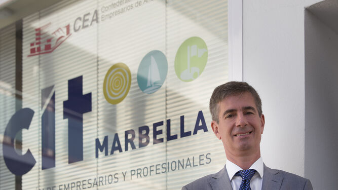 El presidente de CIT Marbella, Juan José González.