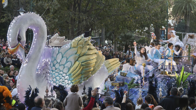 Una imagen de la Cabalgata de Reyes Magos en Málaga del pasado año.