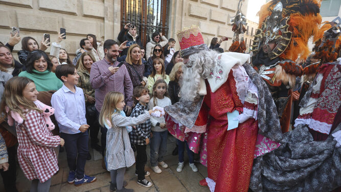 La Cabalgata de Reyes Magos en Málaga el pasado año.