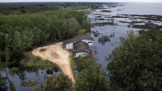 La marismas de Doñana inundada en mayo de 2012.
