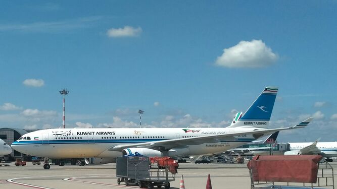 Un avión de Kuwait Airways.