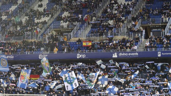 Imagen de La Rosaleda en el Málaga CF - Real Oviedo