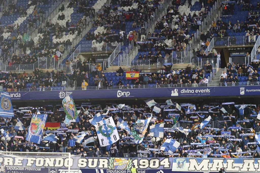 El M&aacute;laga CF - Real Oviedo, en fotos