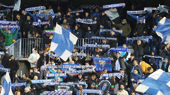 Aficionados en el Málaga CF - Real Oviedo