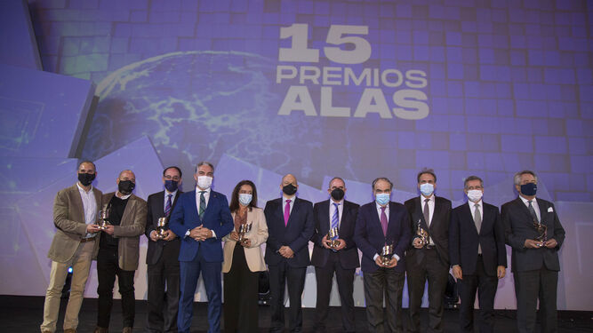 Foto de familia de la entrega de los Premios Alas a la Internacionalización en su última edición.