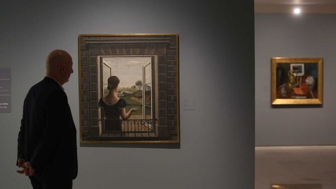 Dos de las obras de la muestra sobre arte belga que se puede ver en el Museo Thyssen Málaga.