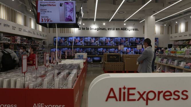 Una de las últimas aperturas de AliExpress en Sevilla.