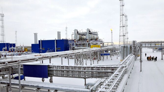 Instalación de gas en Rusia
