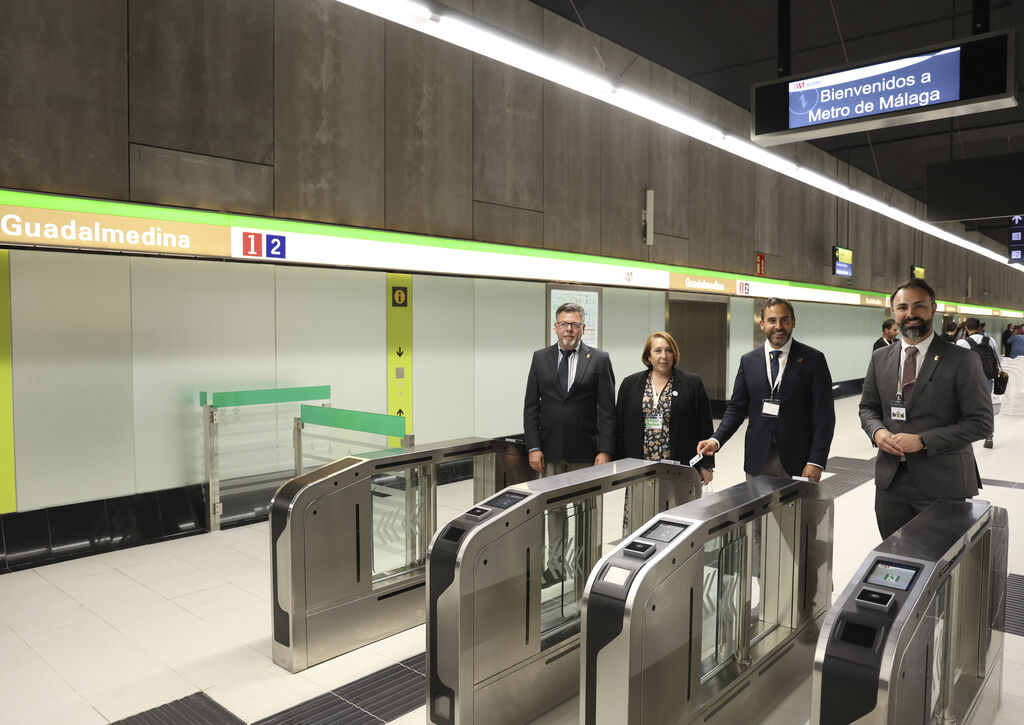 Las fotos de la inauguraci&oacute;n del Metro al centro de M&aacute;laga
