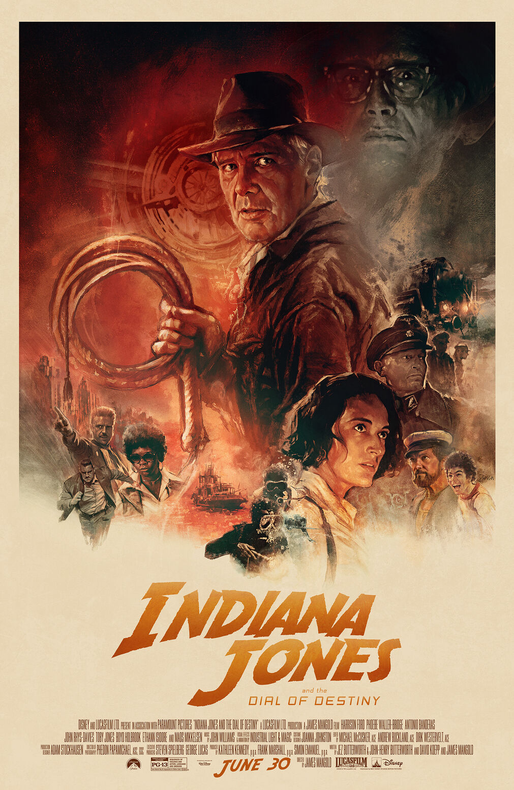 Cartel de 'Indiana Jones y el Dial del Destino'