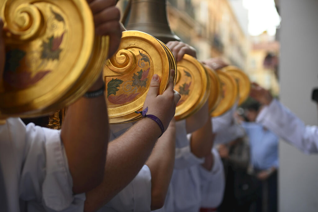 Broche de oro a la Semana Santa de M&aacute;laga: El procesi&oacute;n de El Resucitado, en fotos