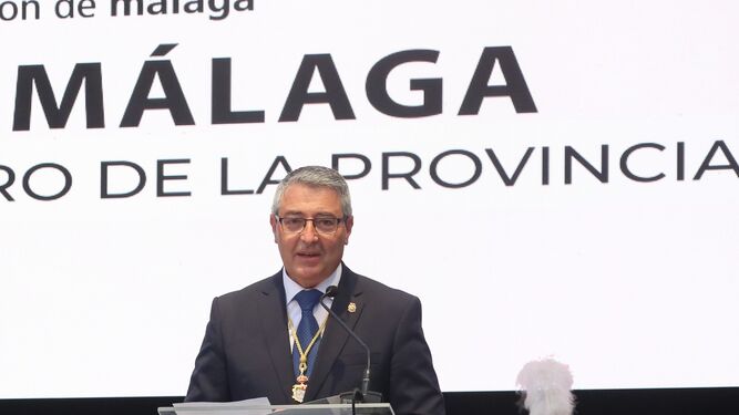 Francisco Salado, presidente de la Diputación de Málaga.