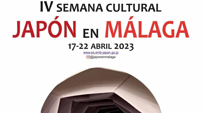Cartel promocional de la IV Semana Cultural de Japón en Málaga