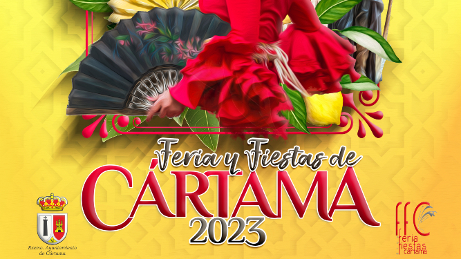 El cartel promocional de la Feria de Cártama 2023.
