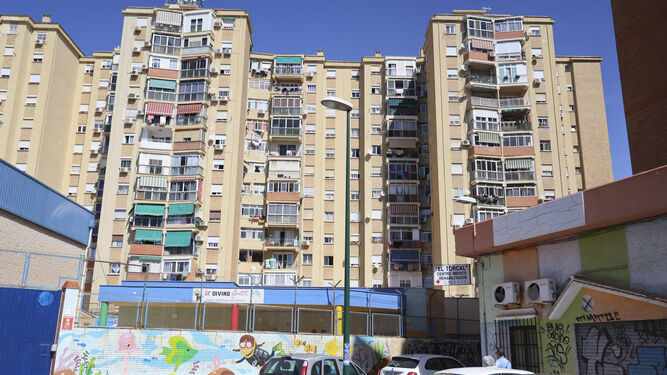 Bloques de pisos en un barrio de Málaga.