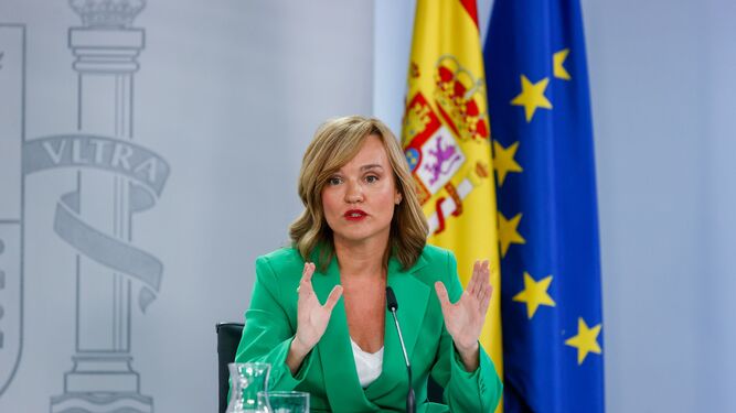 Pilar Alegría, portavoz de la Ejecutiva del PSOE y Ministra de Educación y Formación Profesional.