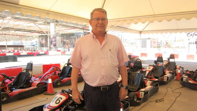 El promotor del karting, José Yherla.