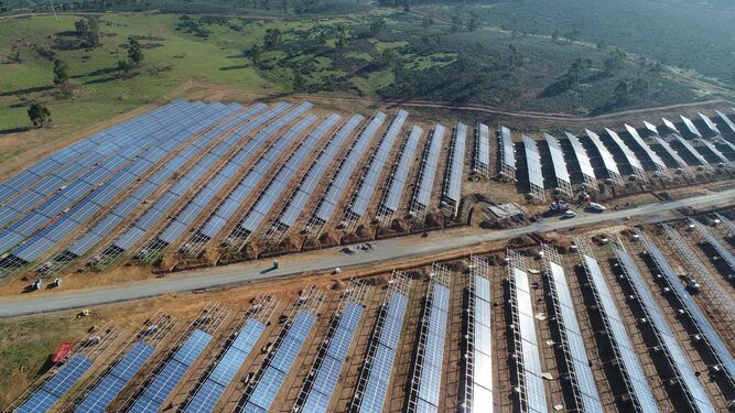 Planta fotovoltaica de Iberdrola en el Andévalo