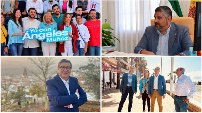 Los alcaldes de Marbella, Mijas, Vélez-Málaga y Rincón de la Victoria.