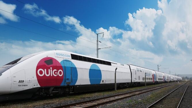Un tren de la compañía OUIGO.