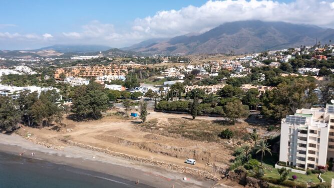 Estepona inicia las obras del tramo de corredor litoral que unirá Veramar, Bermeja Beach y El Cristo