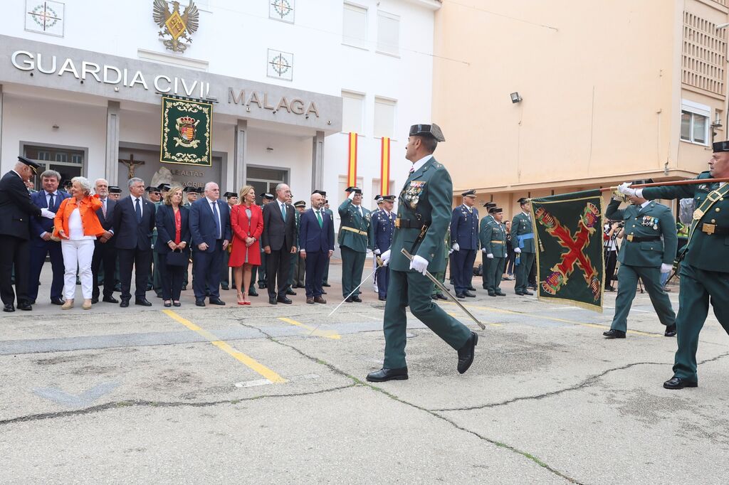 La Guardia Civil de M&aacute;laga homenajea a los agentes retirados en su 179 aniversario