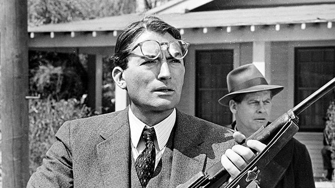 Gregory Peck, en el papel de Atticus Finch, el héroe íntegro de ‘Matar un ruiseñor’.