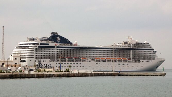 ‘MSC Orchestra’, el buque de crucero que más veces visitará el puerto de Málaga en el trimestre veraniego de 2023.