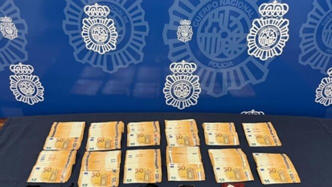 La Policía recupera 60.000 euros en efectivo