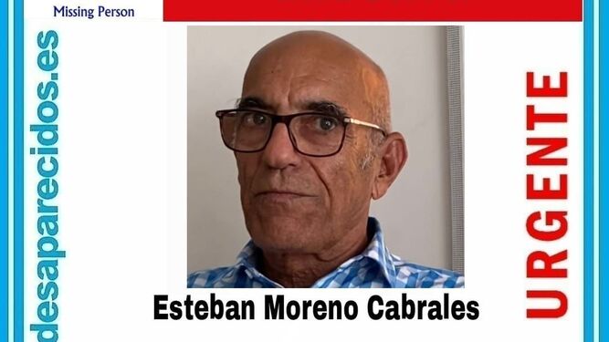 Esteban Moreno Cabrales, desaparecido este martes en Marbella.