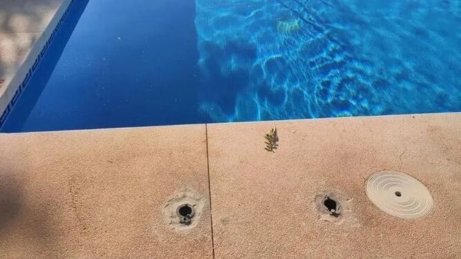 Actos vandálicos en la piscina municipal de Alhaurín de la Torre