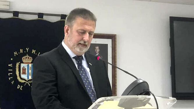 El edil de Vox, Antonio Marín, en el Pleno de constitución de la Corporación municipal.