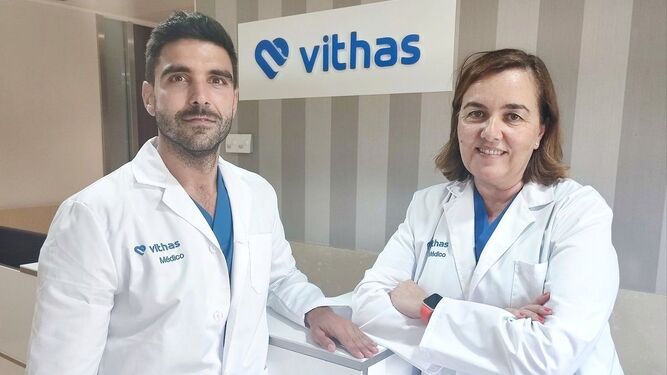 Doctores de la Unidad de Cardiología del hospital Vithas Málaga.