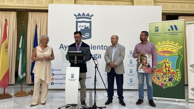 Un instante de la presentación del Festival Internacional de Folclore de Málaga