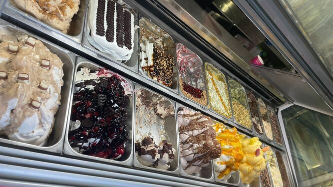 Expositor de la heladería 'Tutti Frutti'